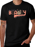 Sleeping Beauty Cat T-Shirt - Soft Black Tee