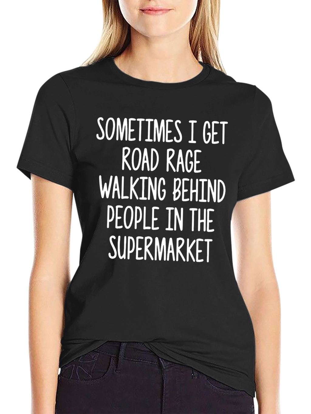 Road Rage Supermarket Funny T-Shirt