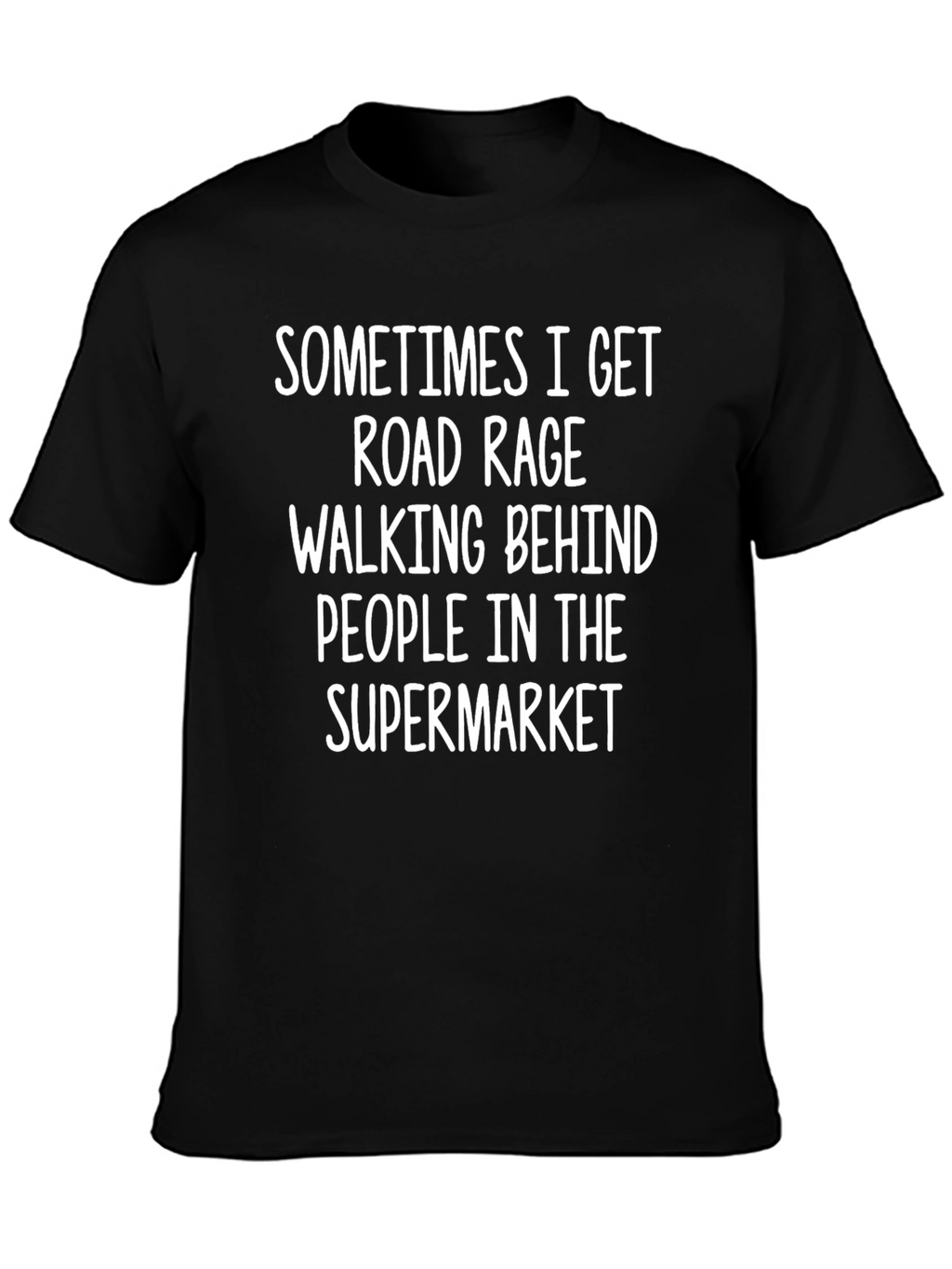 Road Rage Supermarket Funny T-Shirt