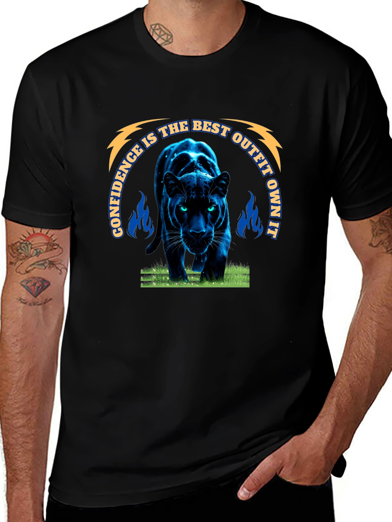 Confidence is the Best Outfit Black T-Shirt
