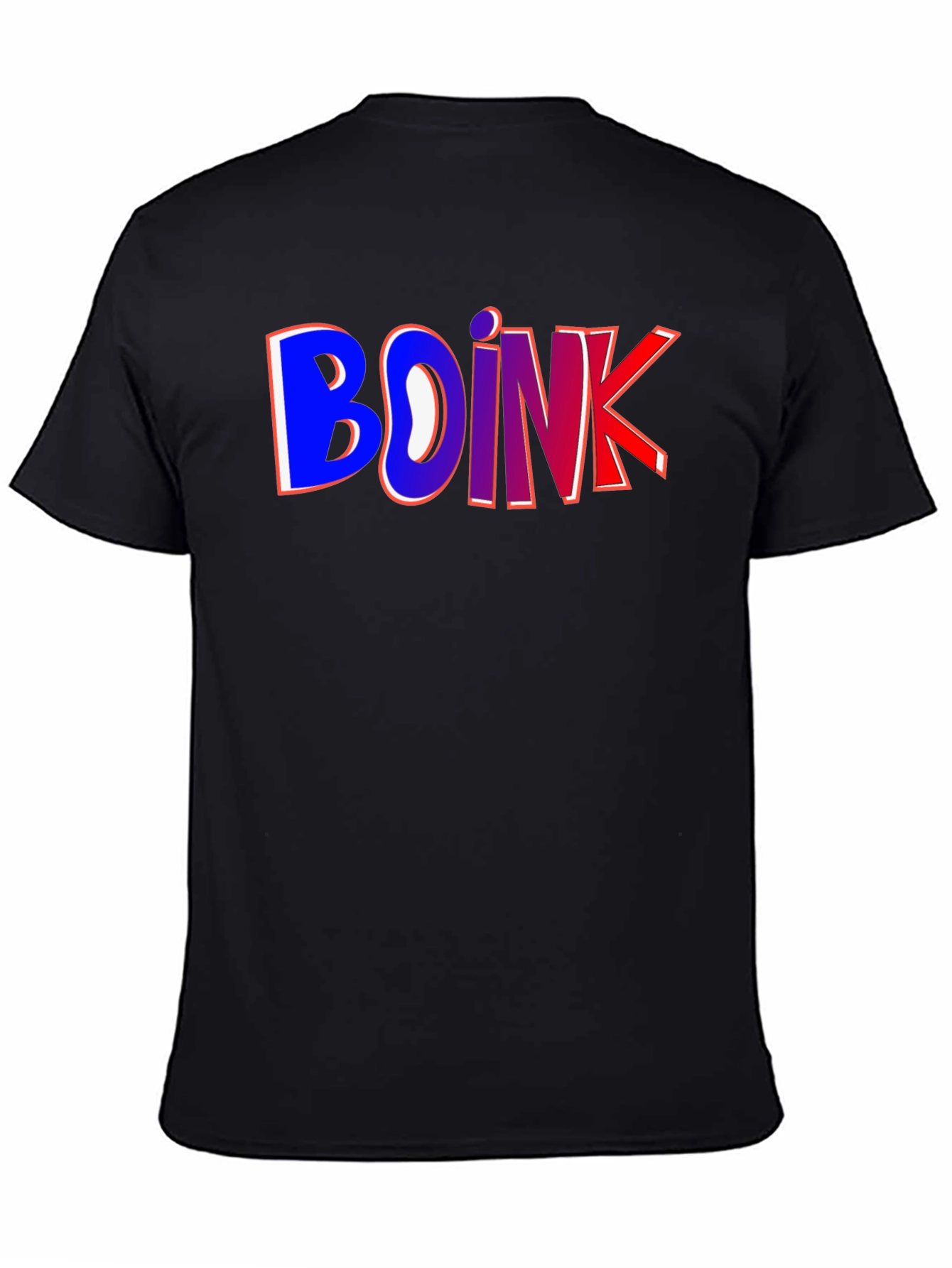 Boink Graphic T-Shirt - Crew Neck Cotton Tee