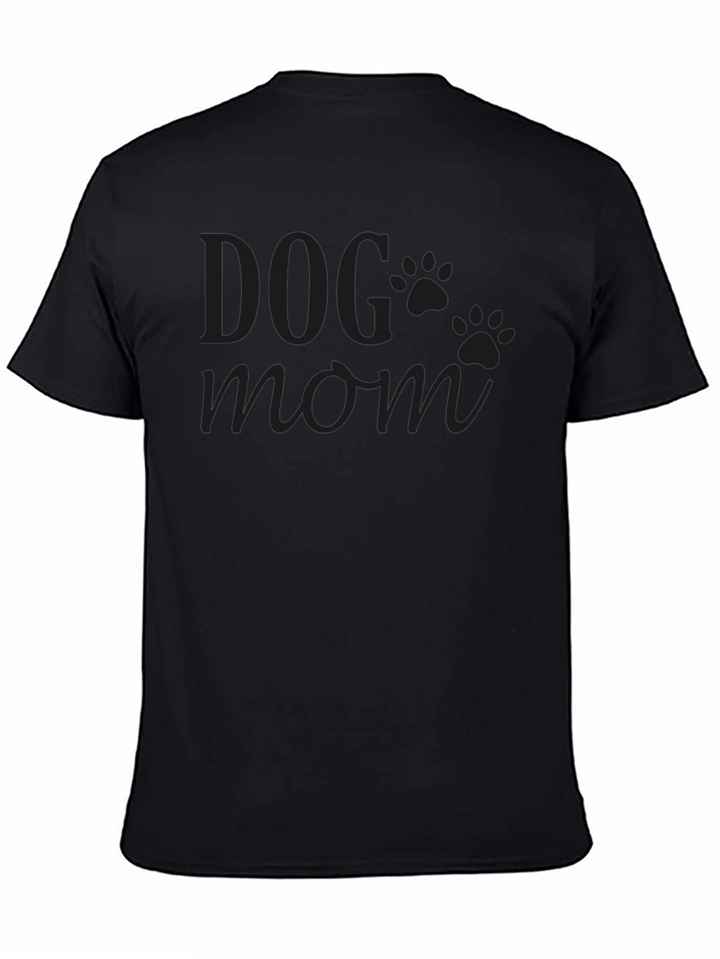 Dog Mom Graphic T-Shirt - Black Unisex Tee