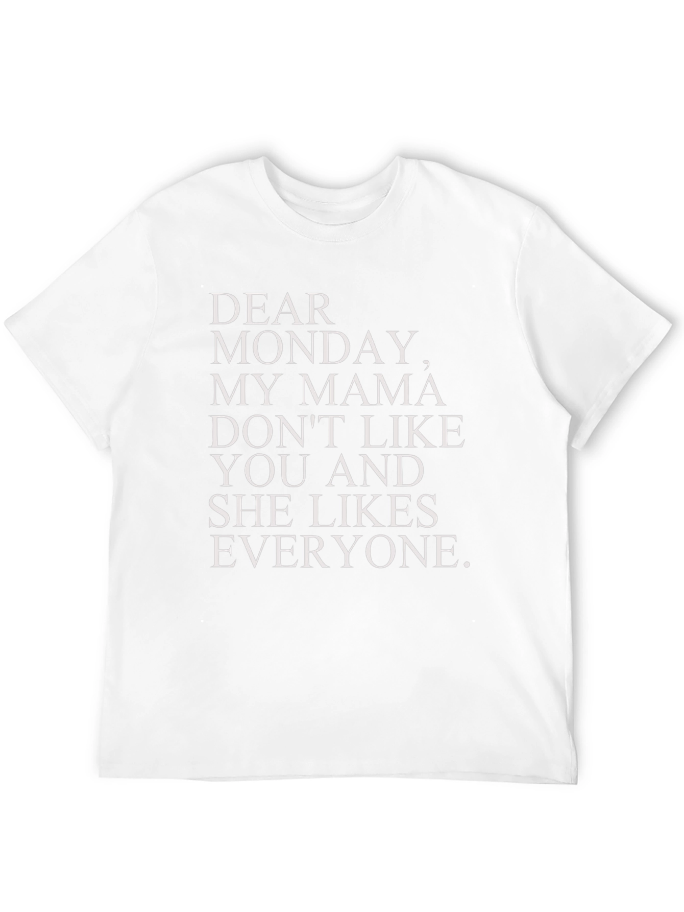 Funny Dear Monday Graphic T-Shirt