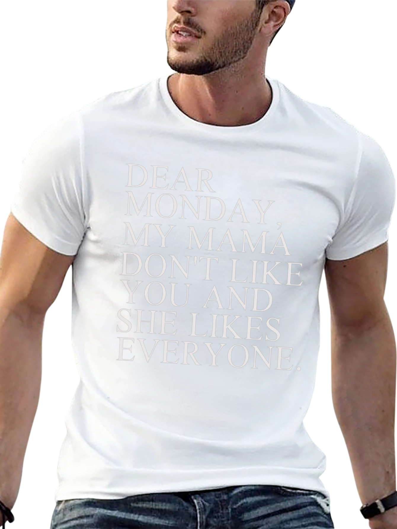 Funny Dear Monday Graphic T-Shirt