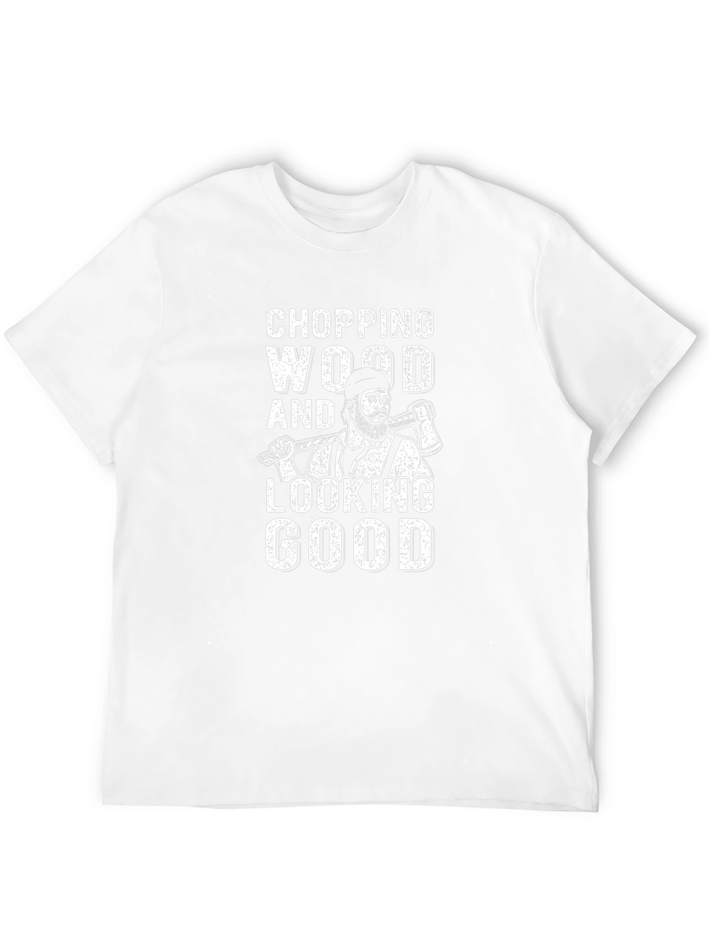 Chopping Wood T-Shirt - Lumberjack Style Graphic Tee