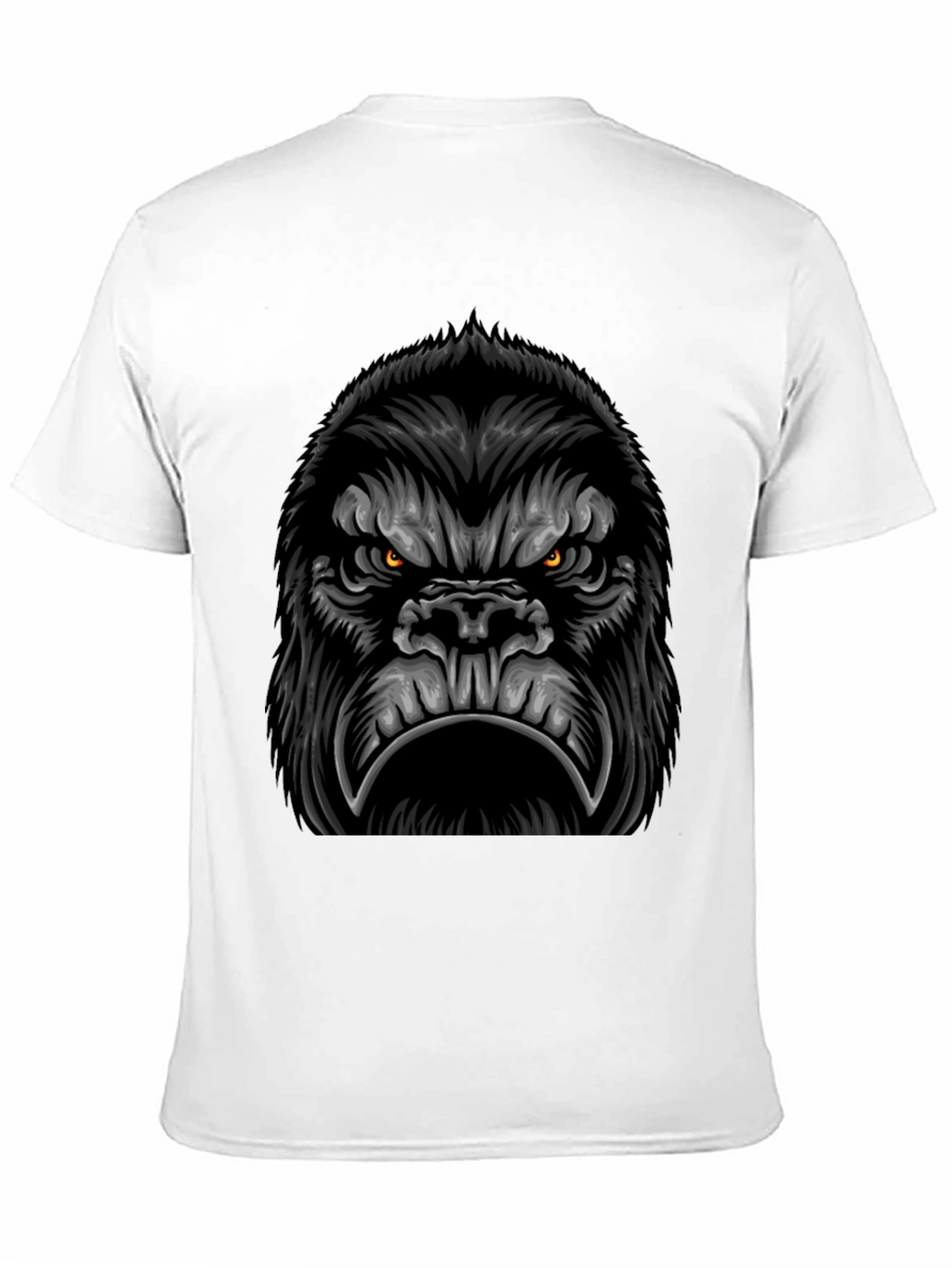 Gorilla Graphic Black T-Shirt - Mens Cool Tee
