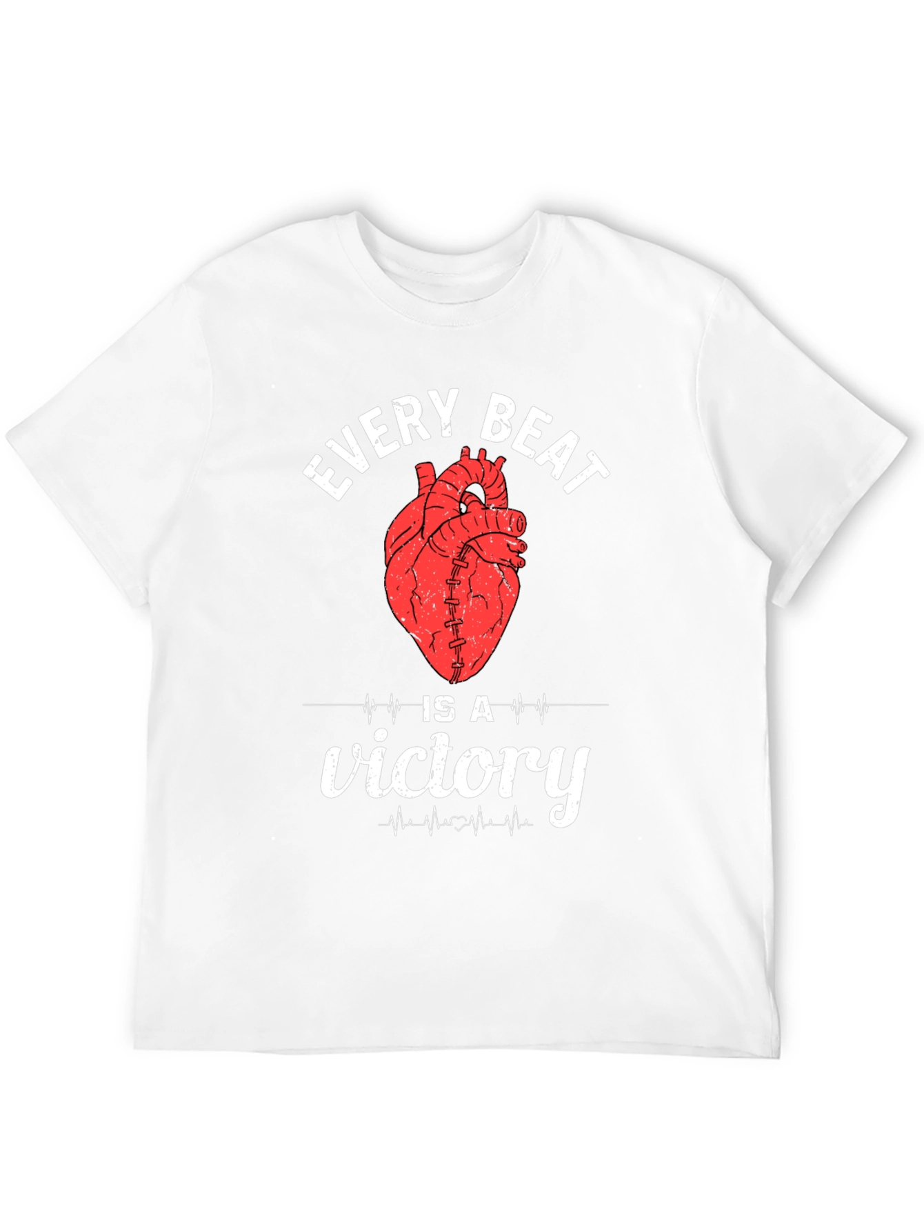Every Beat Is A Victory Heart T-Shirt