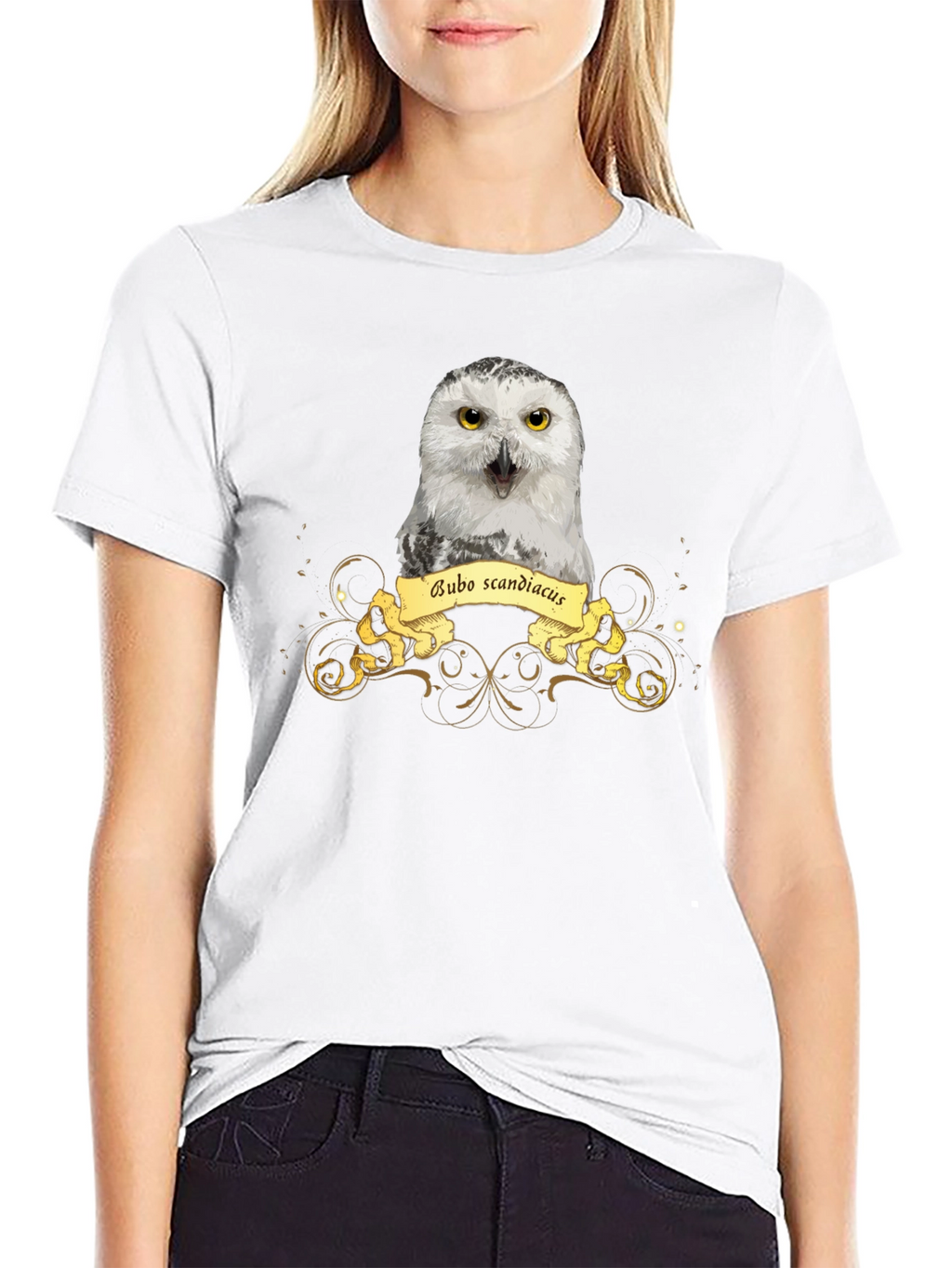 Bubo Scandiacus Owl T-Shirt