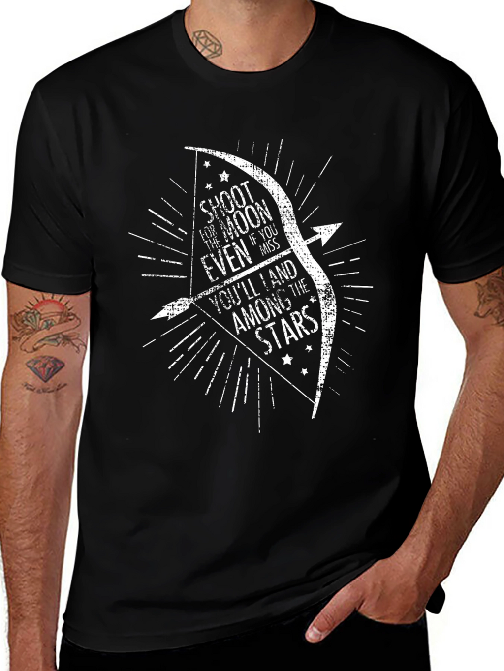 Motivational Bow & Arrow Graphic Tee