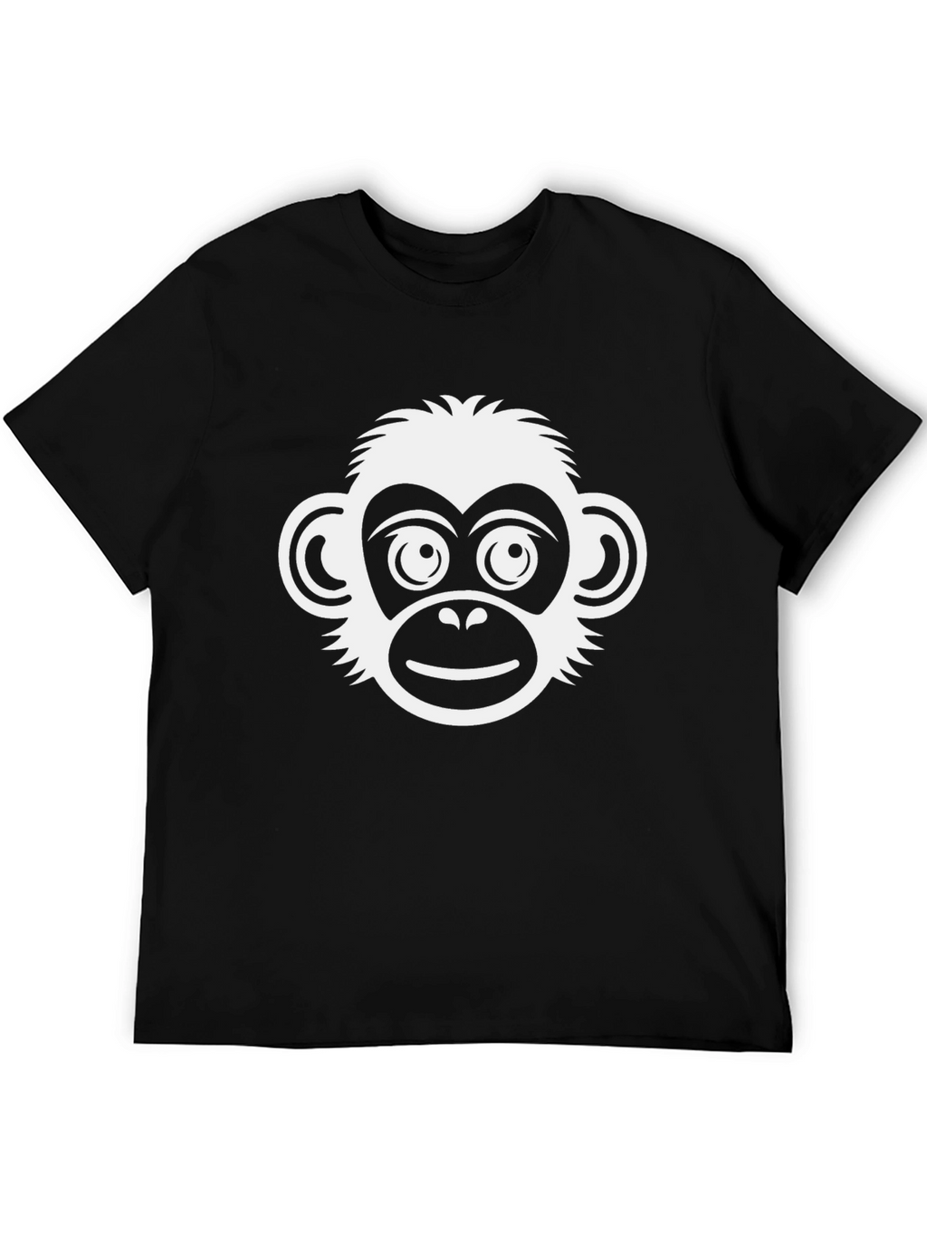Monkey Graphic T-Shirt - Classic Crew Neck