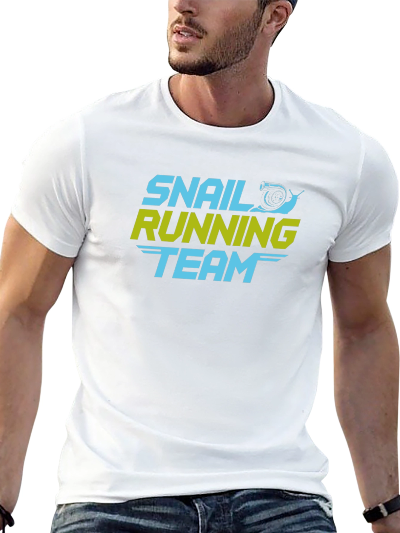 Snail Running Team Black T-Shirt