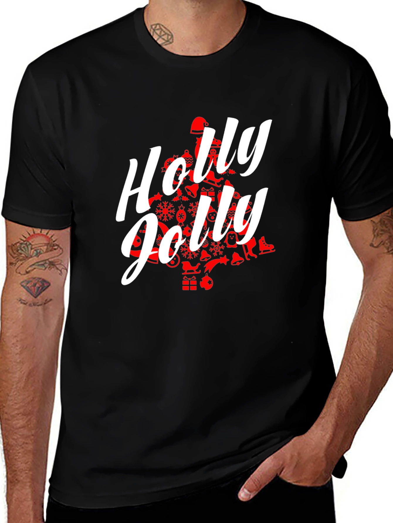 Holly Jolly Christmas Tree T-Shirt