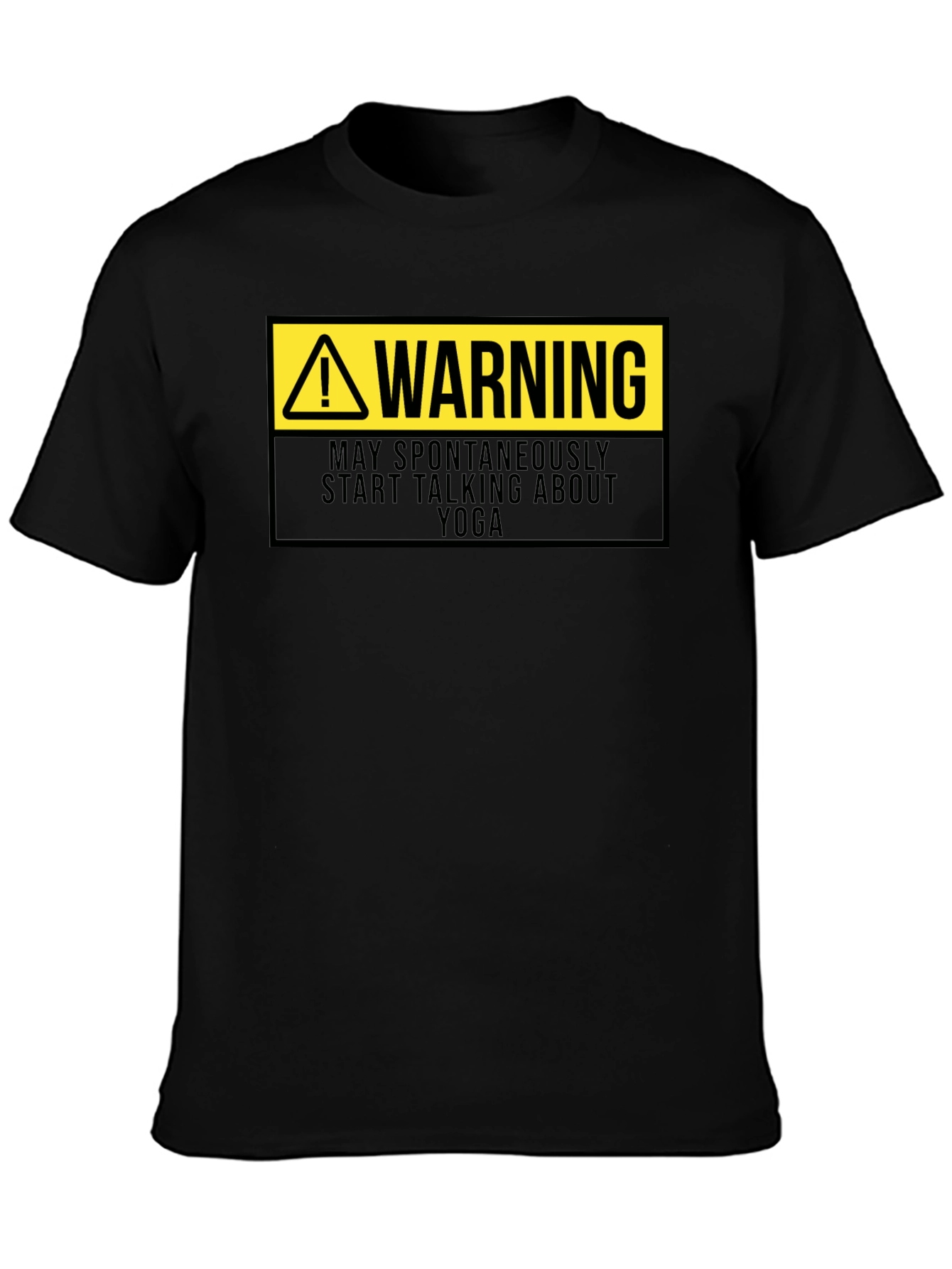 Warning: May Spontaneously Talk Yoga T-Shirt