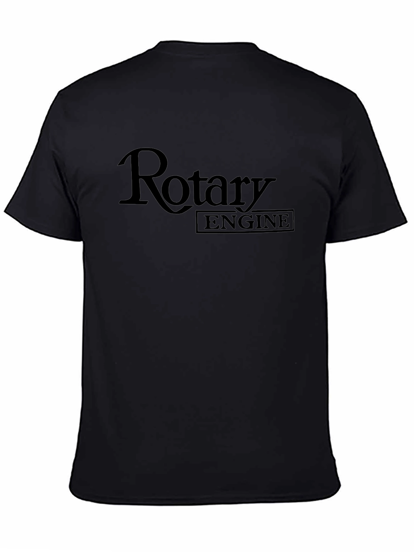 Rotary Engine Graphic T-Shirt - Black