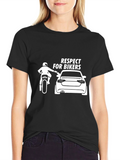 Respect for Bikers Graphic T-Shirt - Black