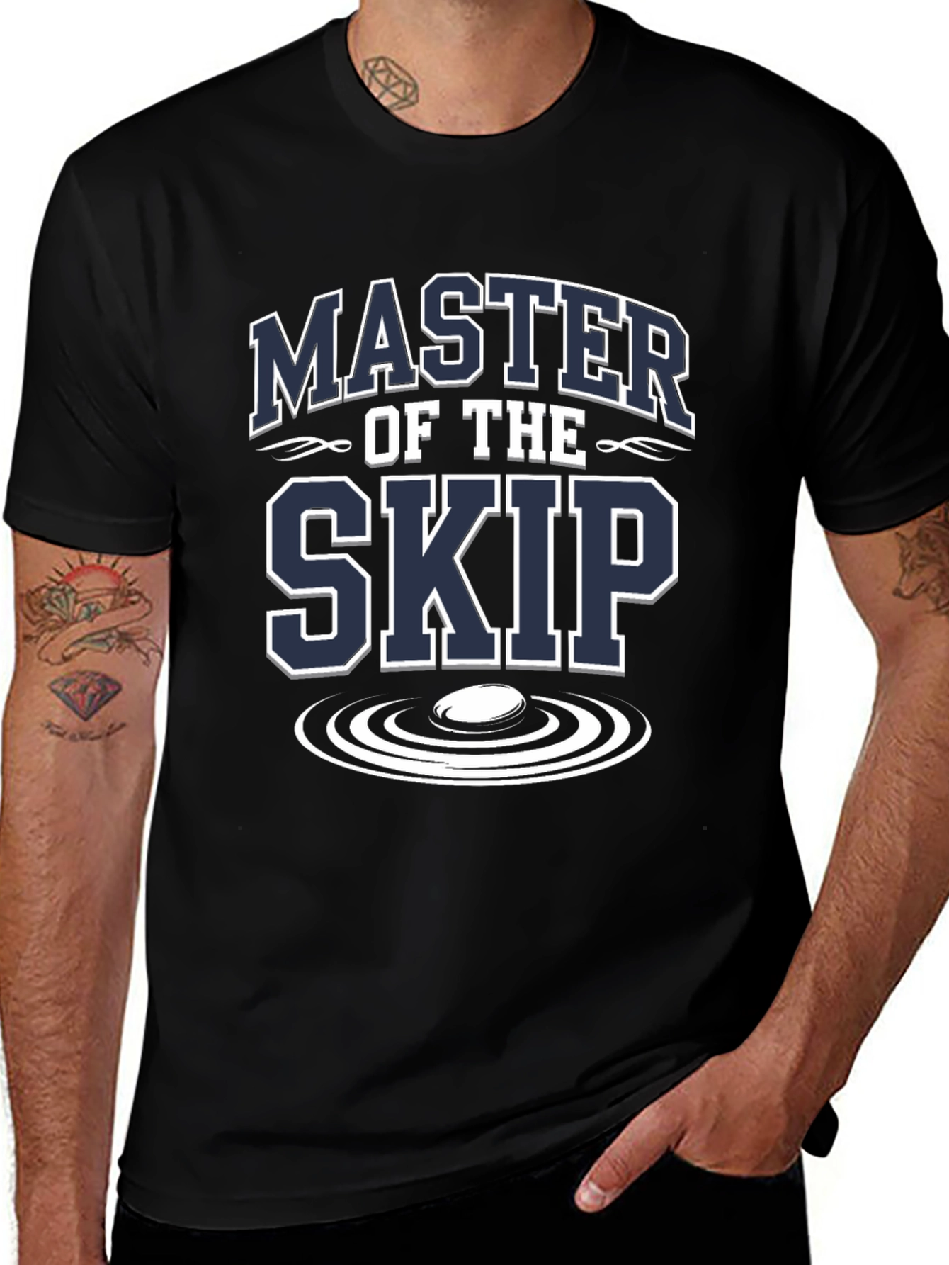 Master of the Skip T-Shirt - Curling Sportswear
