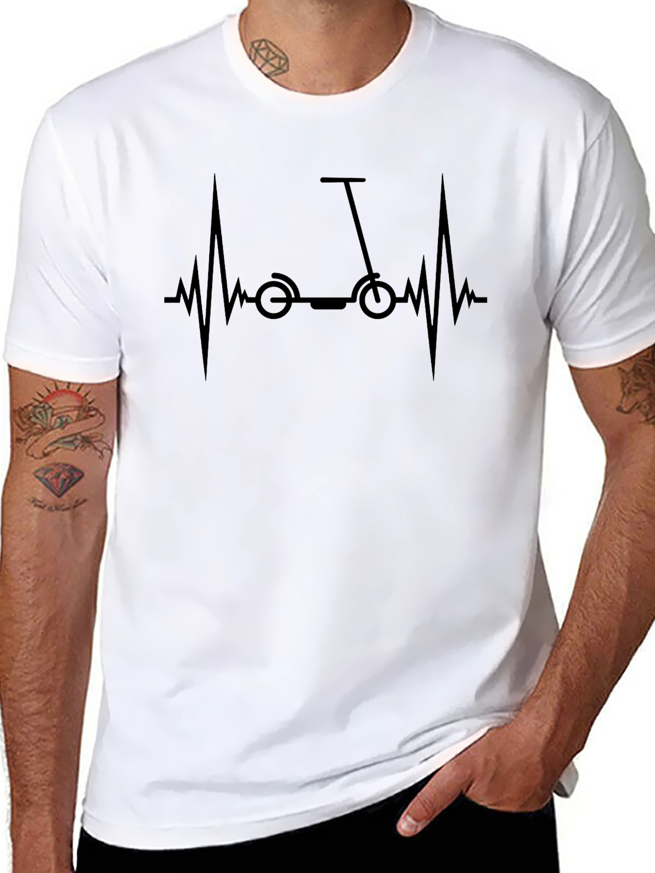 Scooter Heartbeat T-Shirt - Ride On!