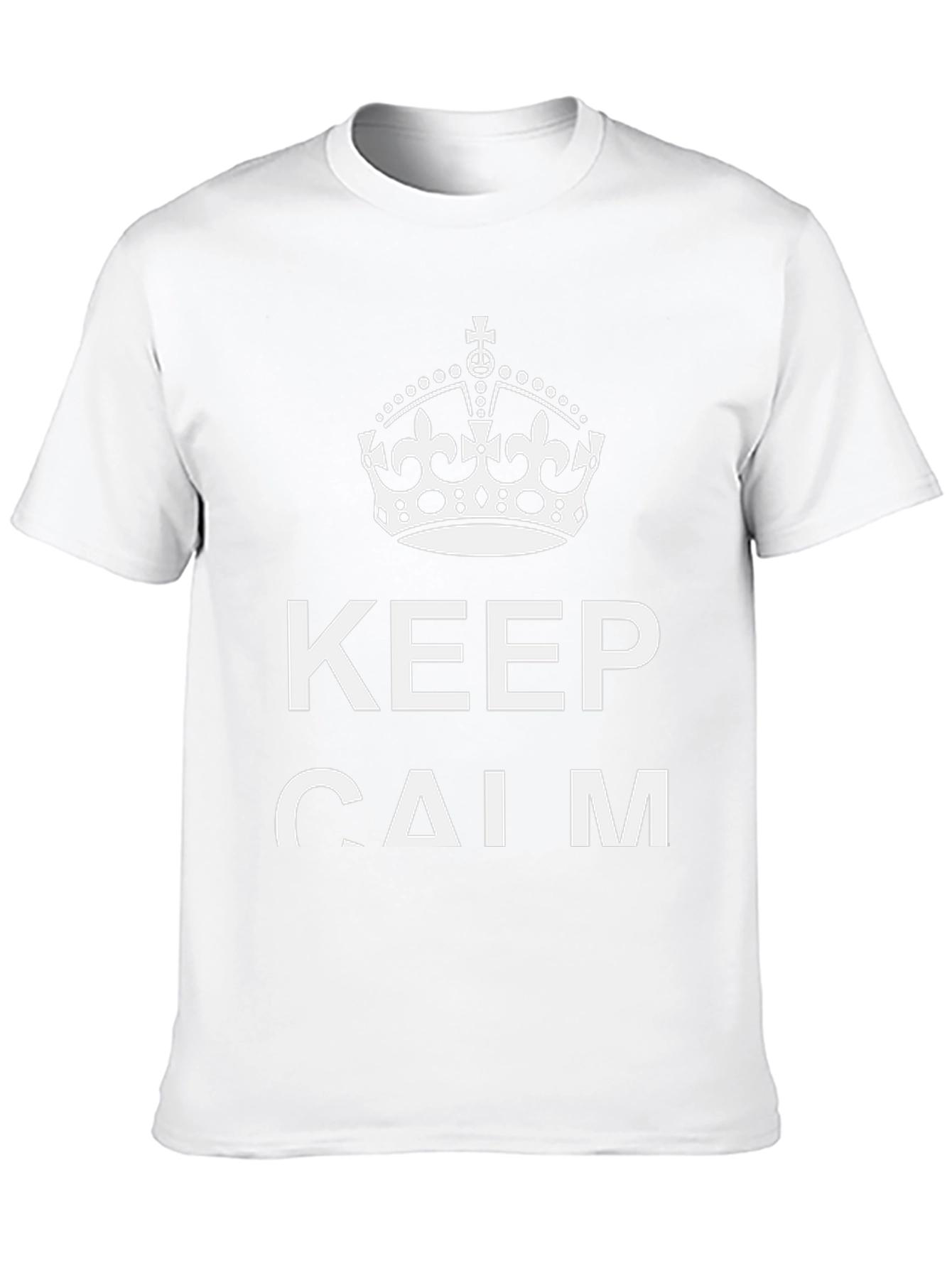 Keep Calm Graphic Tee - Classic Comfort Fit