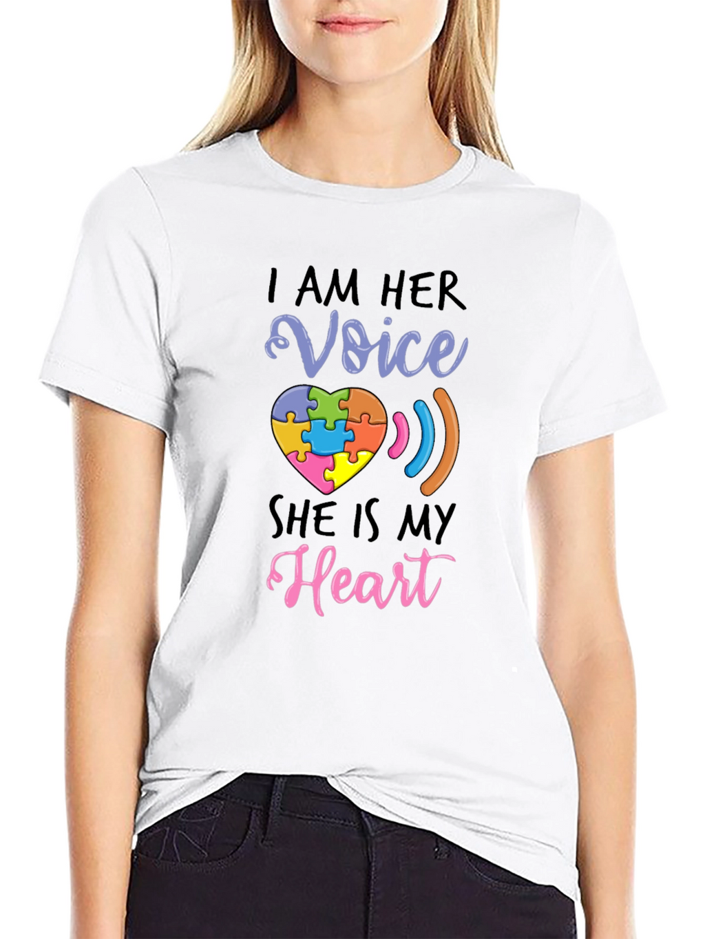 Autism Awareness: I am Her Voice T-Shirt