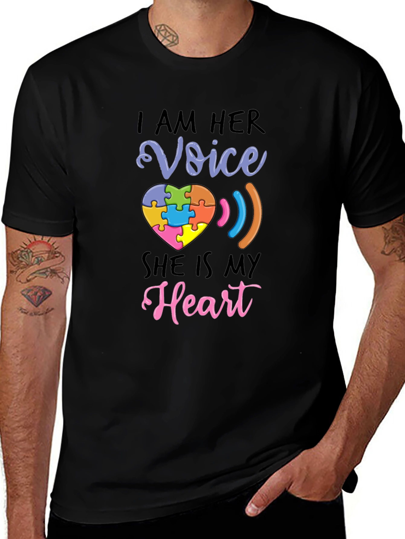 Autism Awareness: I am Her Voice T-Shirt