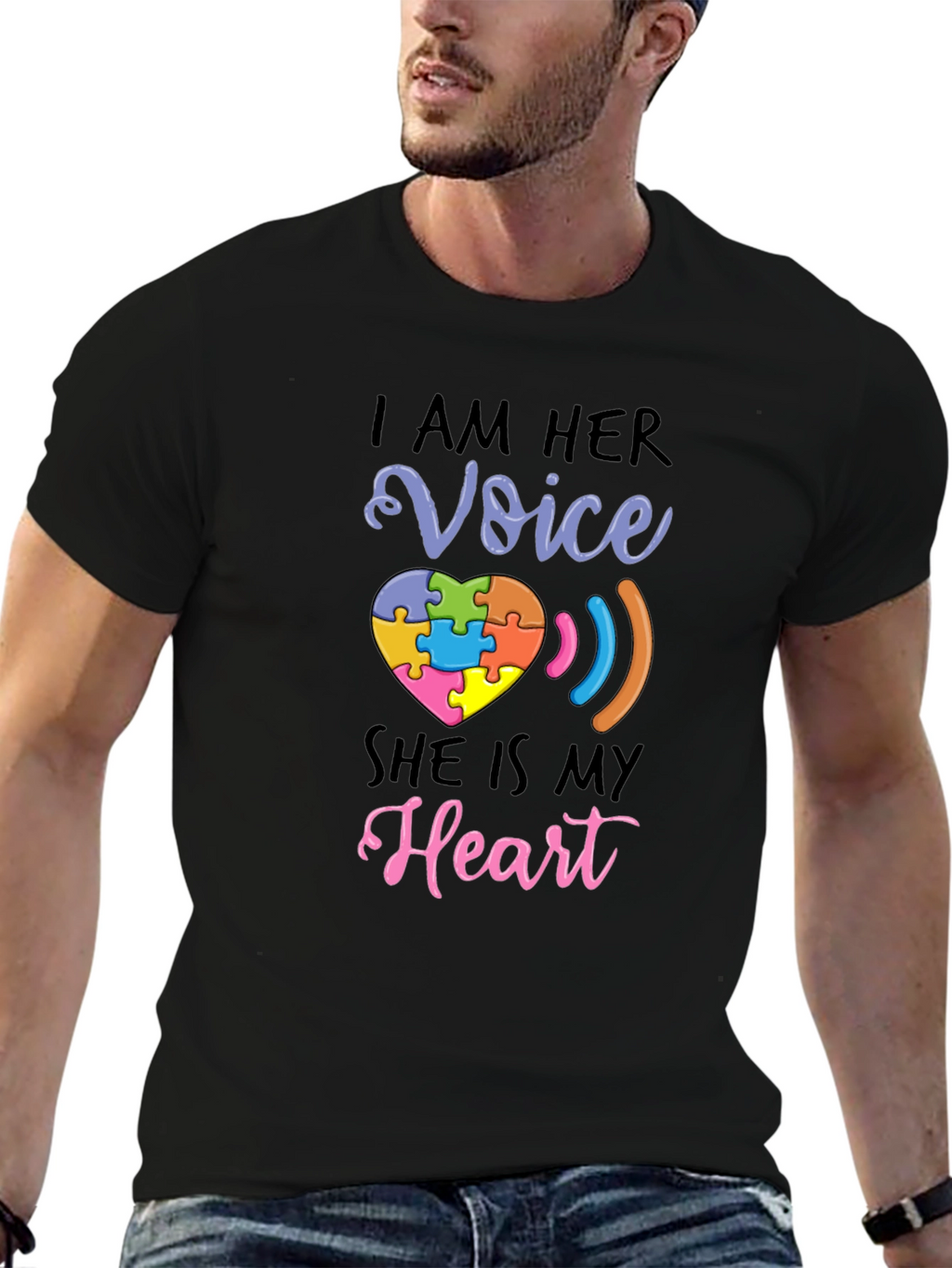 Autism Awareness: I am Her Voice T-Shirt