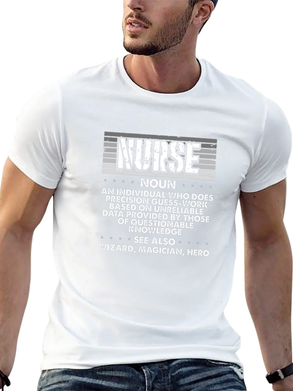 Nurse Definition Black Graphic T-Shirt