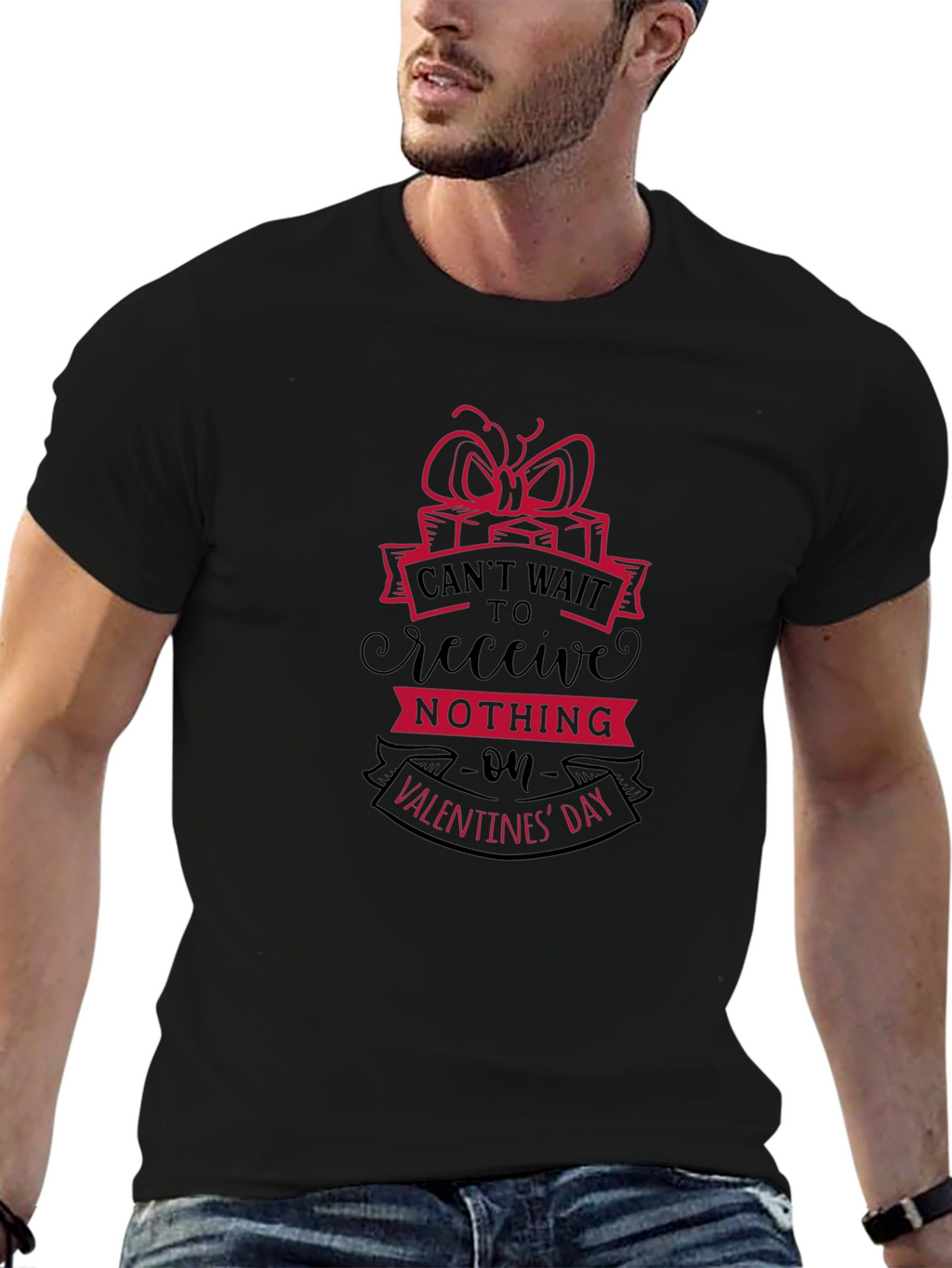 Funny Valentines Day T-Shirt: Cant Wait To Receive Nothing