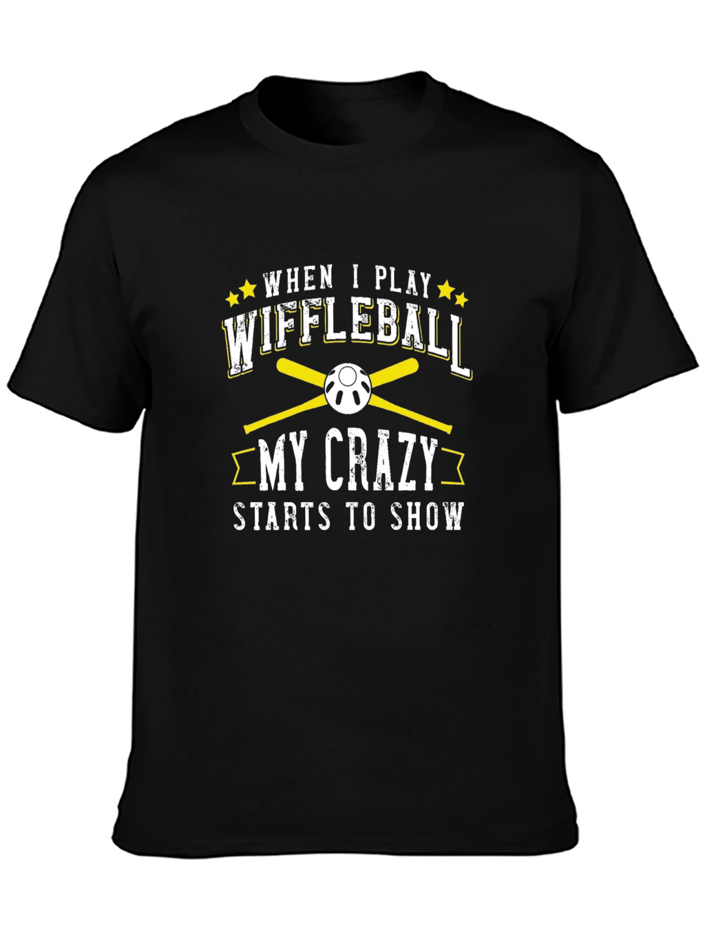 Wiffleball Crazy T-Shirt - Baseball Bats Tee