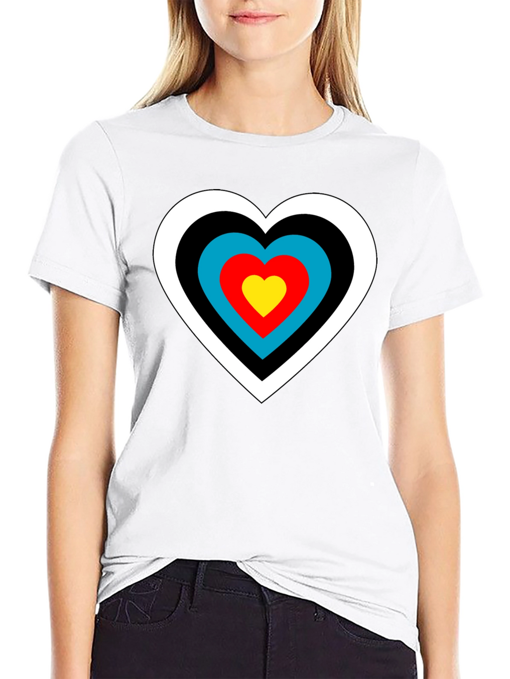 Heart Target T-Shirt - Archery Love Tee