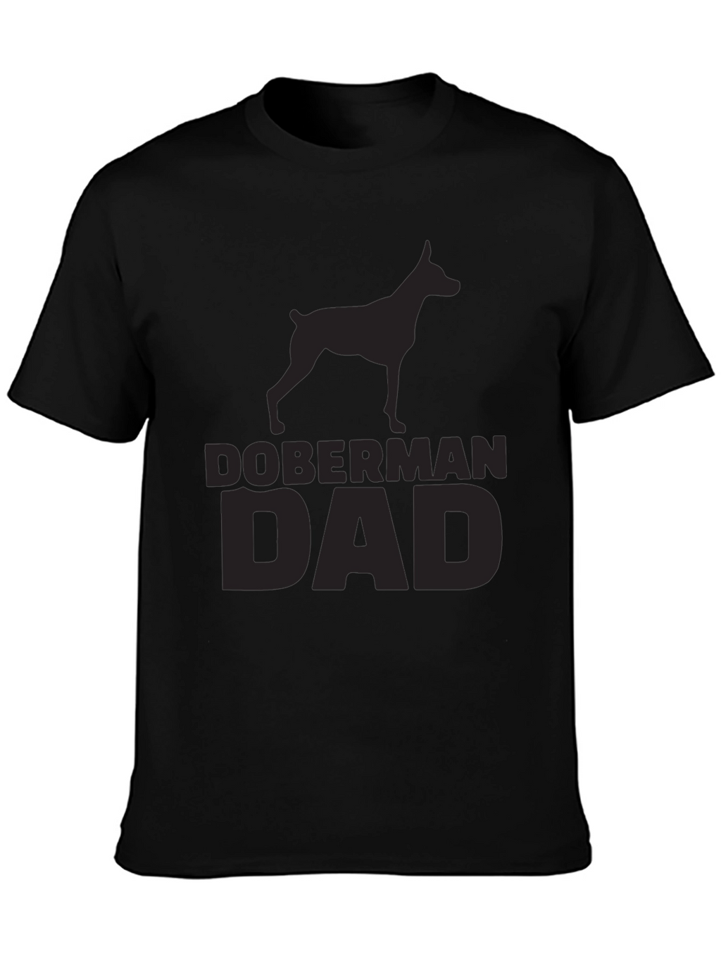 Doberman Dad Black T-Shirt - Dog Lover Gift