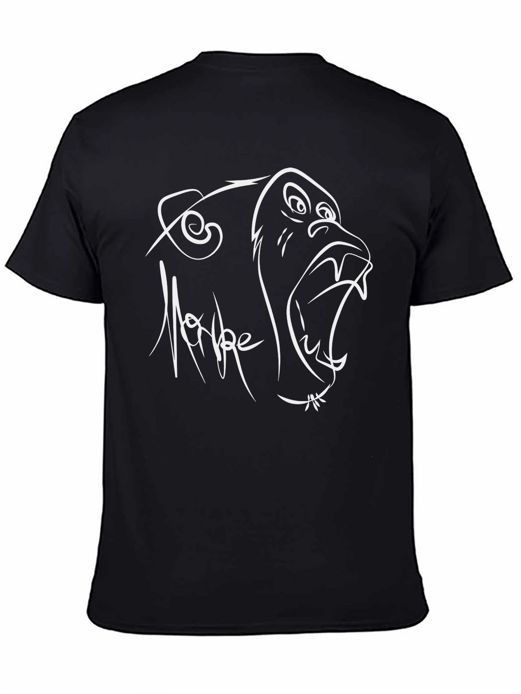 Cool Monkey Graphic Black T-Shirt