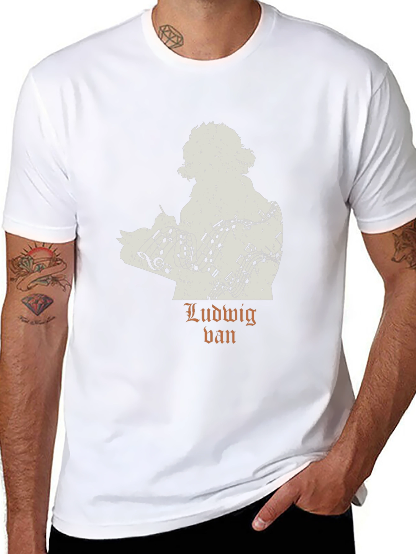 Ludwig van Beethoven Music T-Shirt
