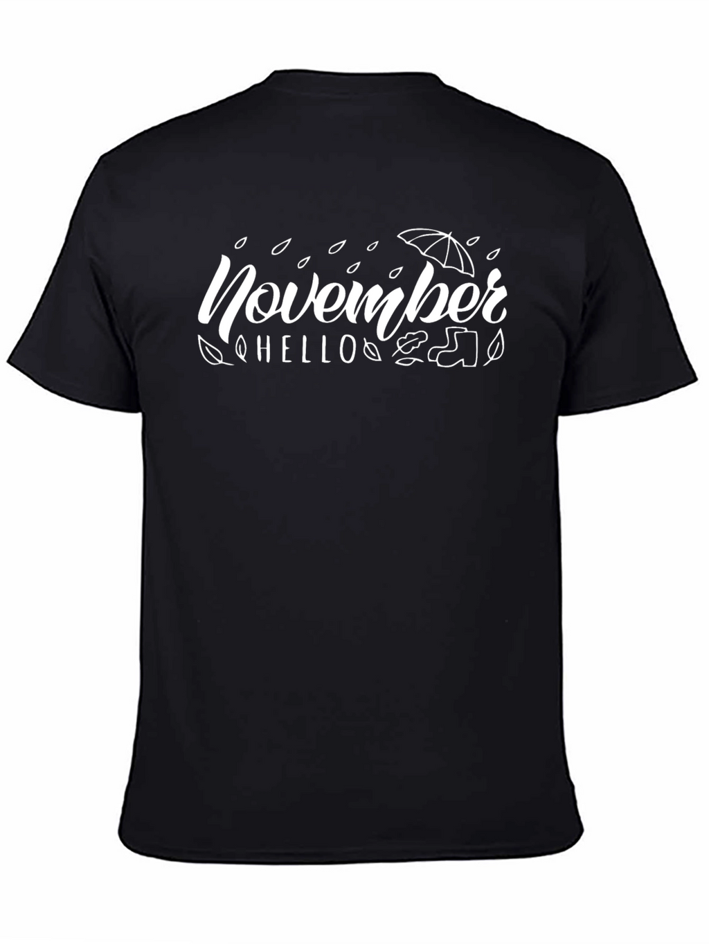 Hello November Black T-Shirt
