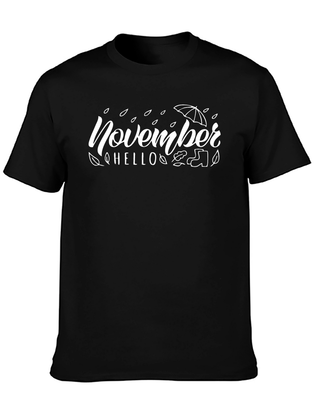 Hello November Black T-Shirt
