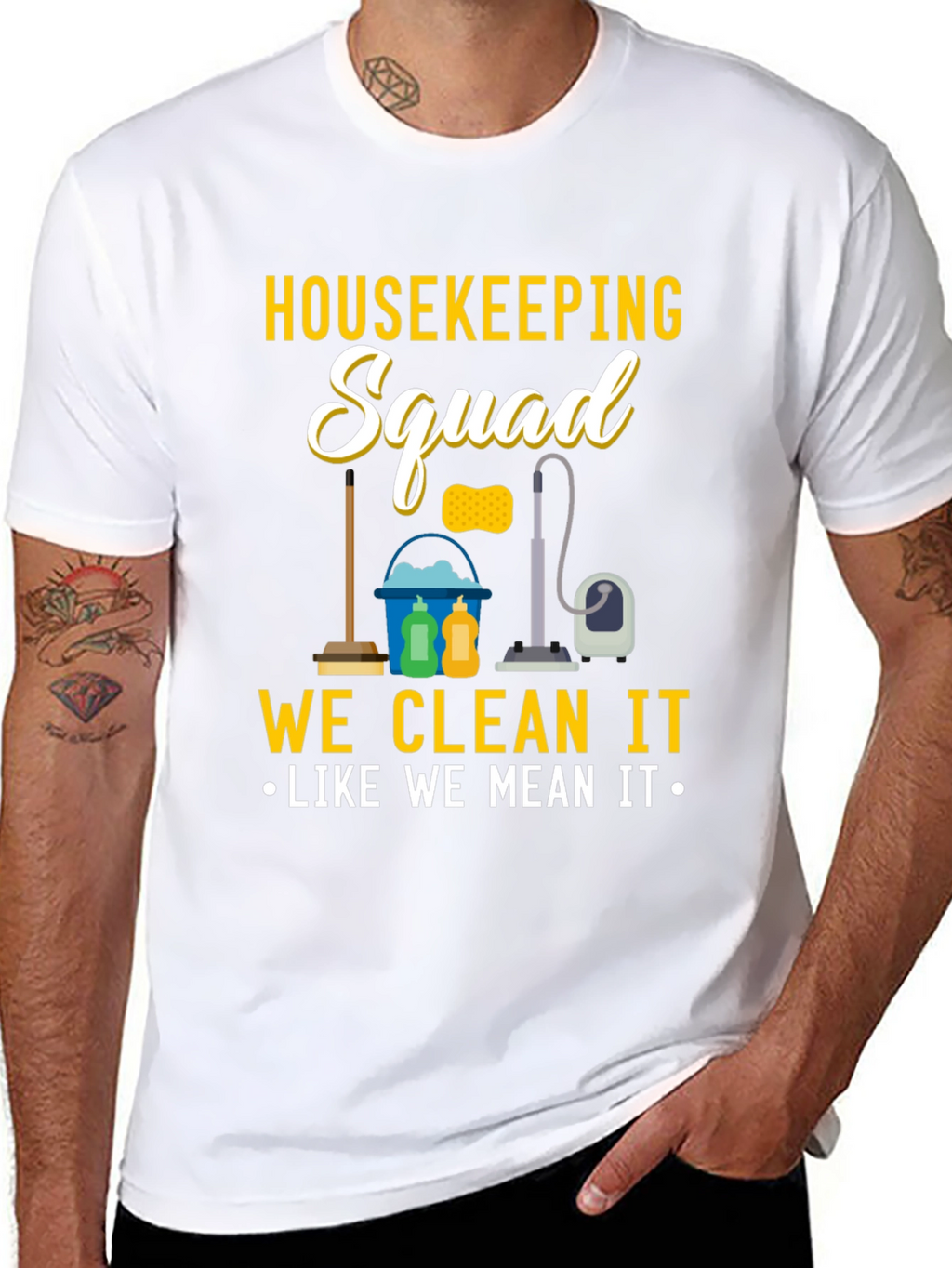 Housekeeping Squad T-Shirt - Cleaning Crew Apparel
