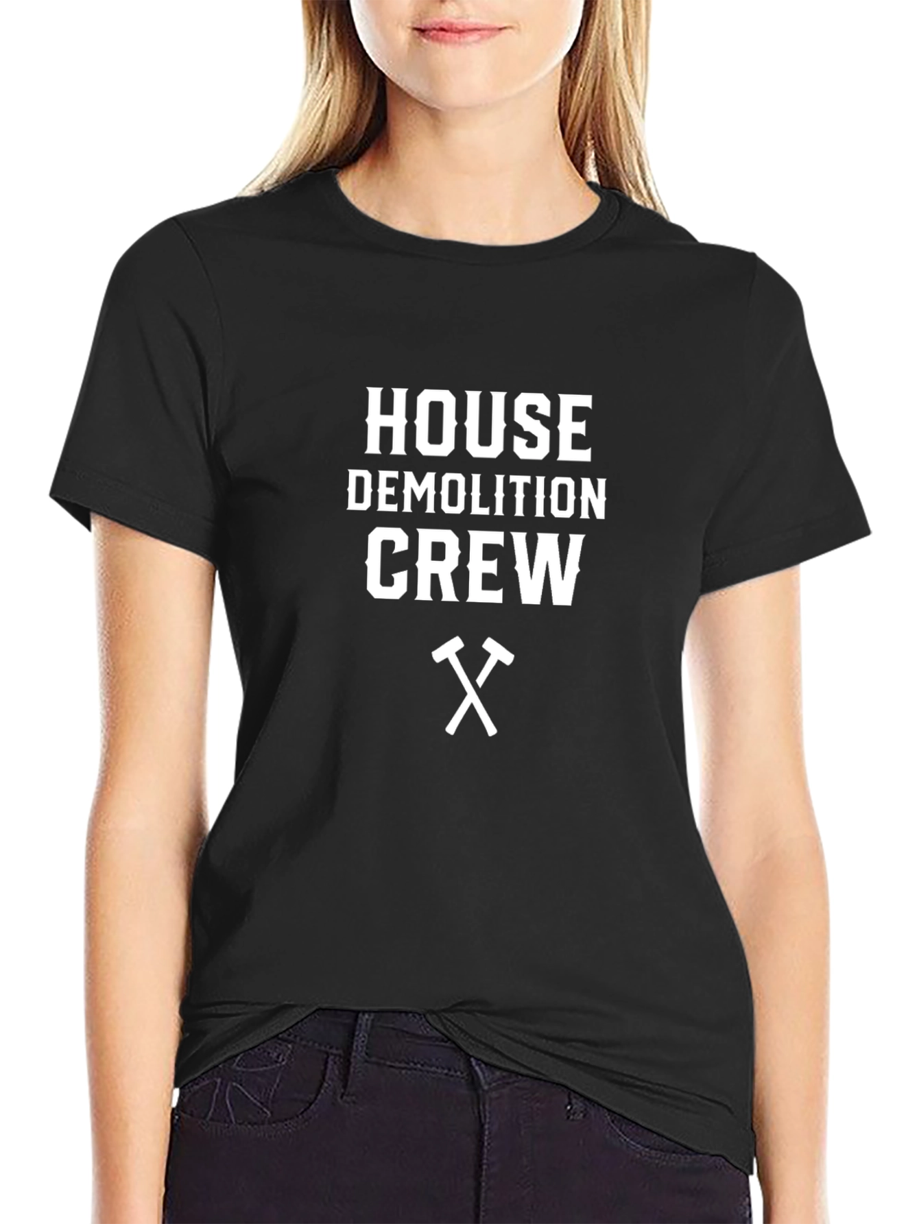 House Demolition Crew T-Shirt - Black