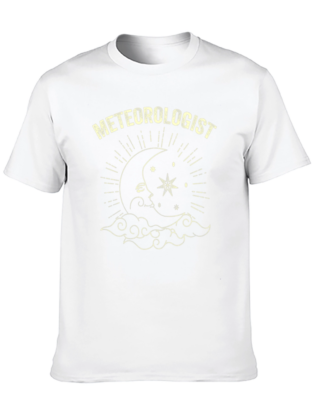 Meteorologist Moon & Stars Graphic T-Shirt