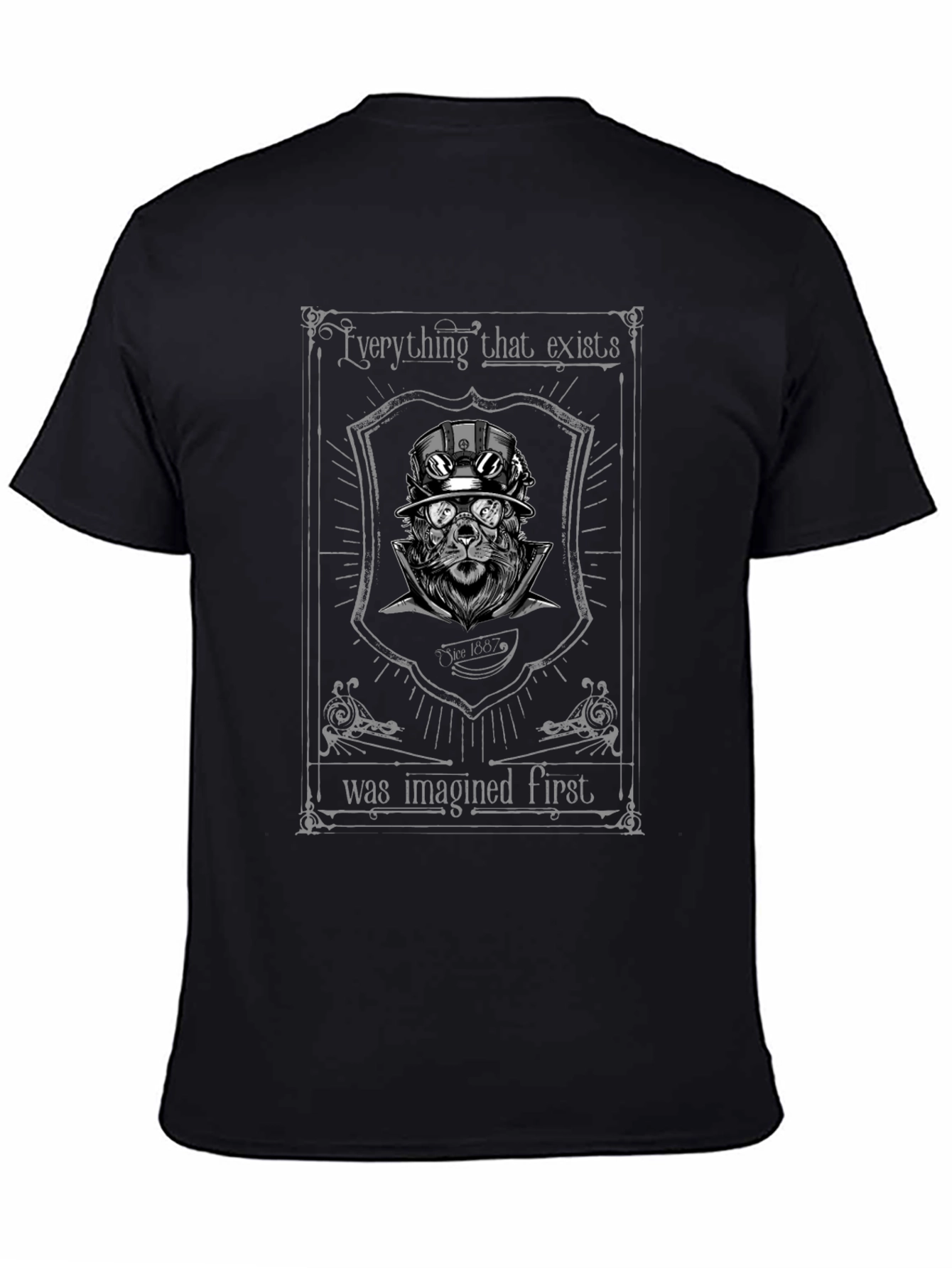 Steampunk Lion Graphic T-Shirt