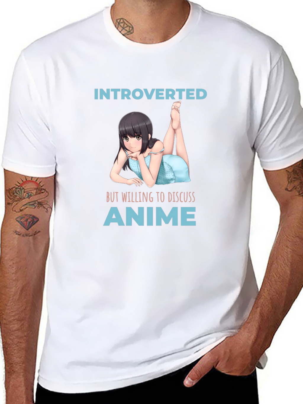 Introverted Anime Lover T-Shirt - Black
