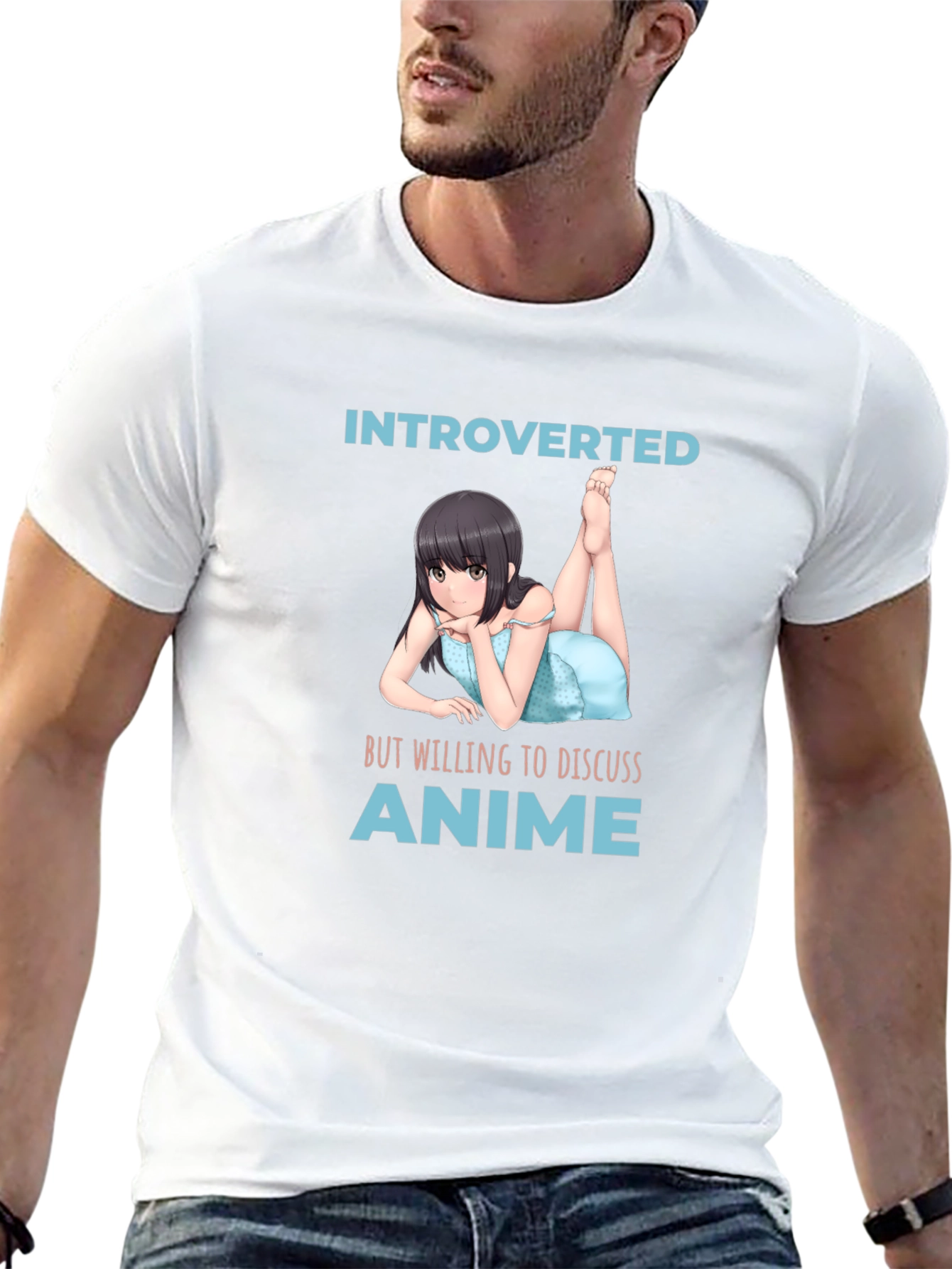 Introverted Anime Lover T-Shirt - Black