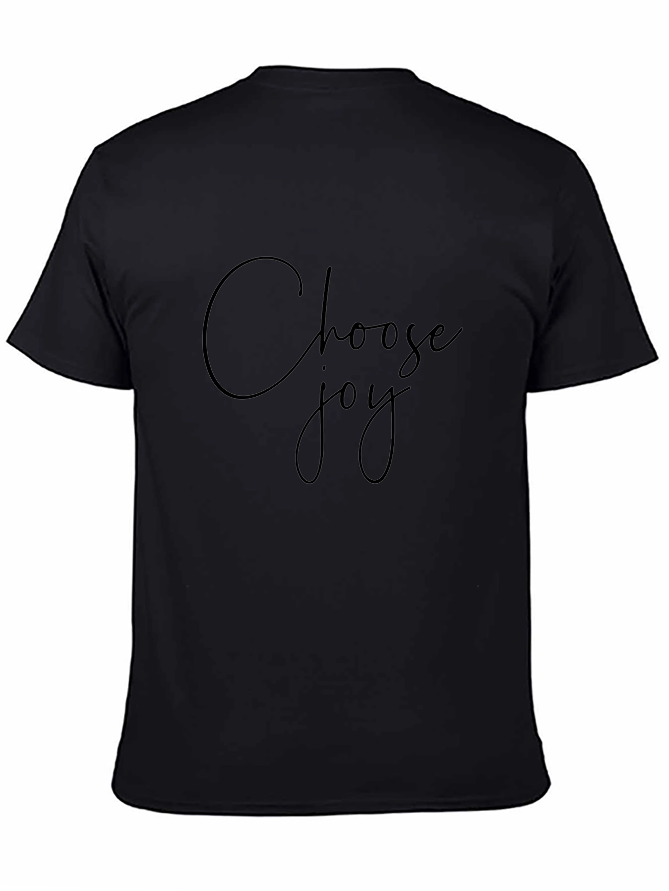 Choose Joy Black T-Shirt - Motivational Tee
