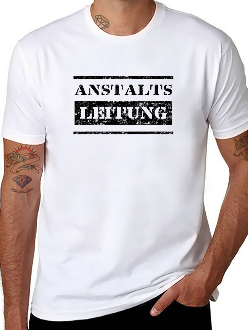 Anstaltsleitung Graphic Tee - Black T-Shirt