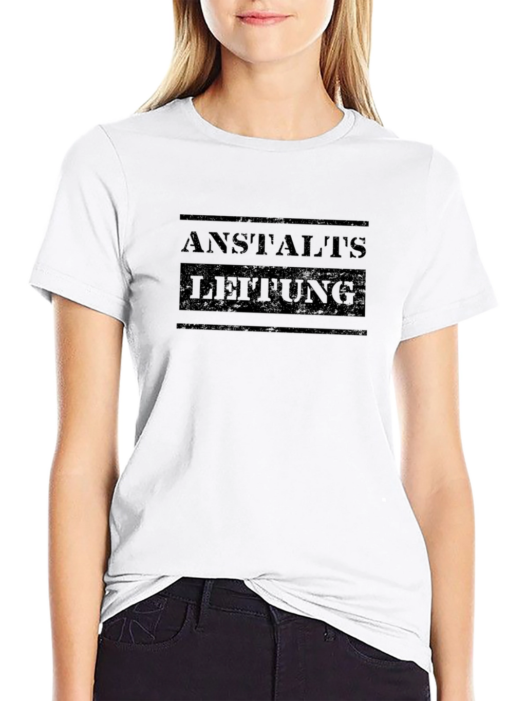 Anstaltsleitung Graphic Tee - Black T-Shirt