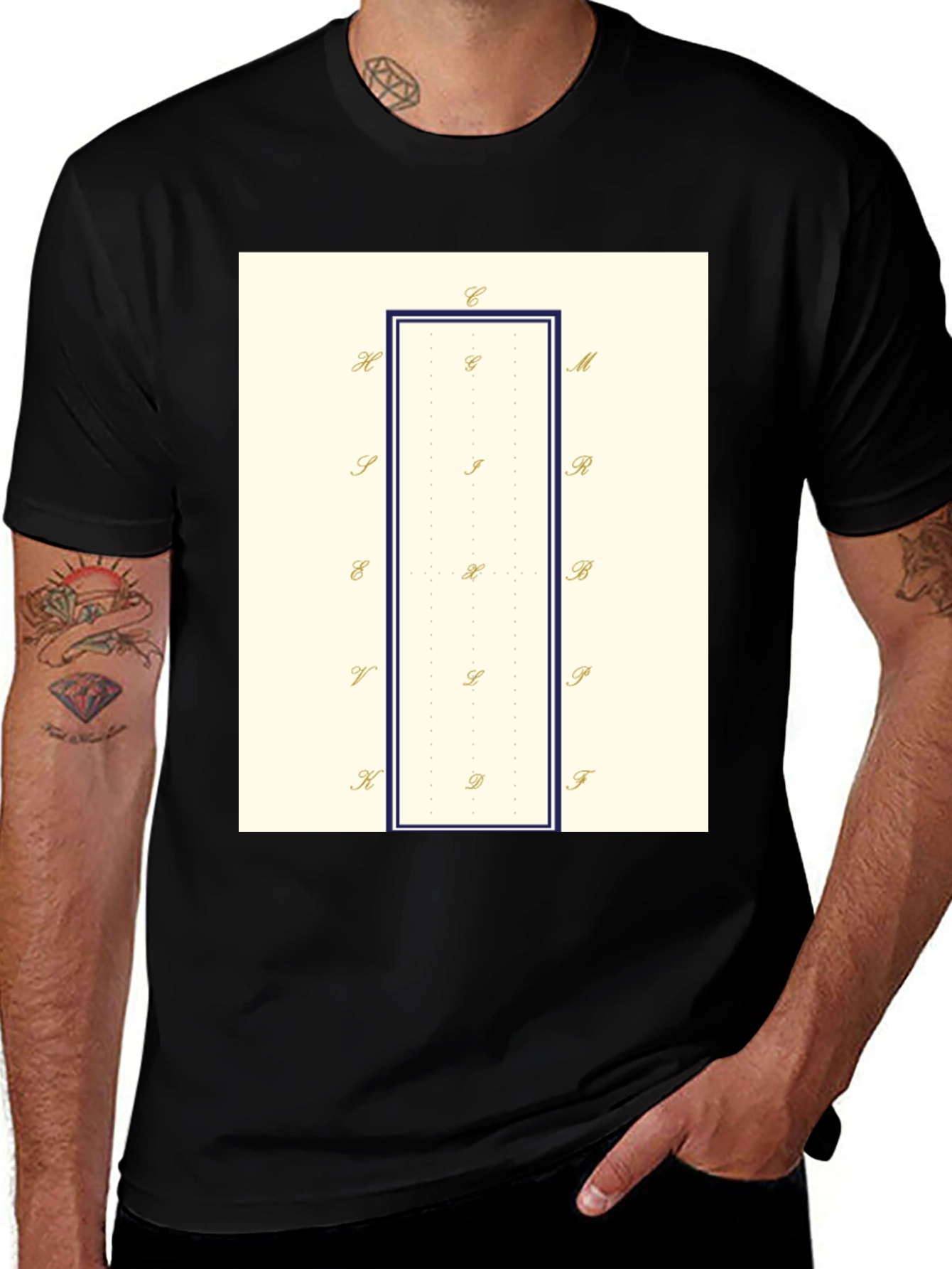 Geometric Tee: Stylish Minimalist T-Shirt