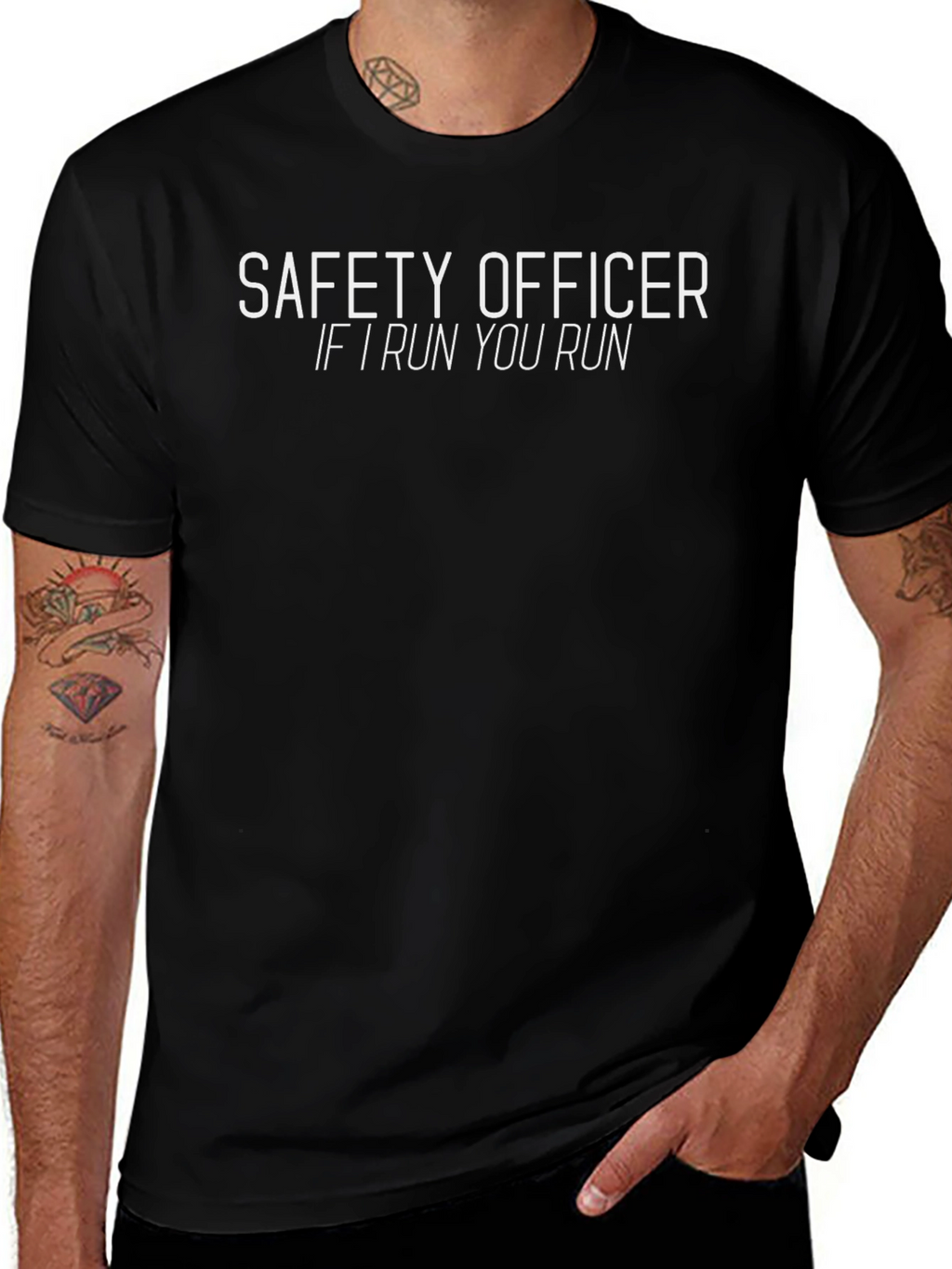 Safety Officer Funny Graphic T-Shirt