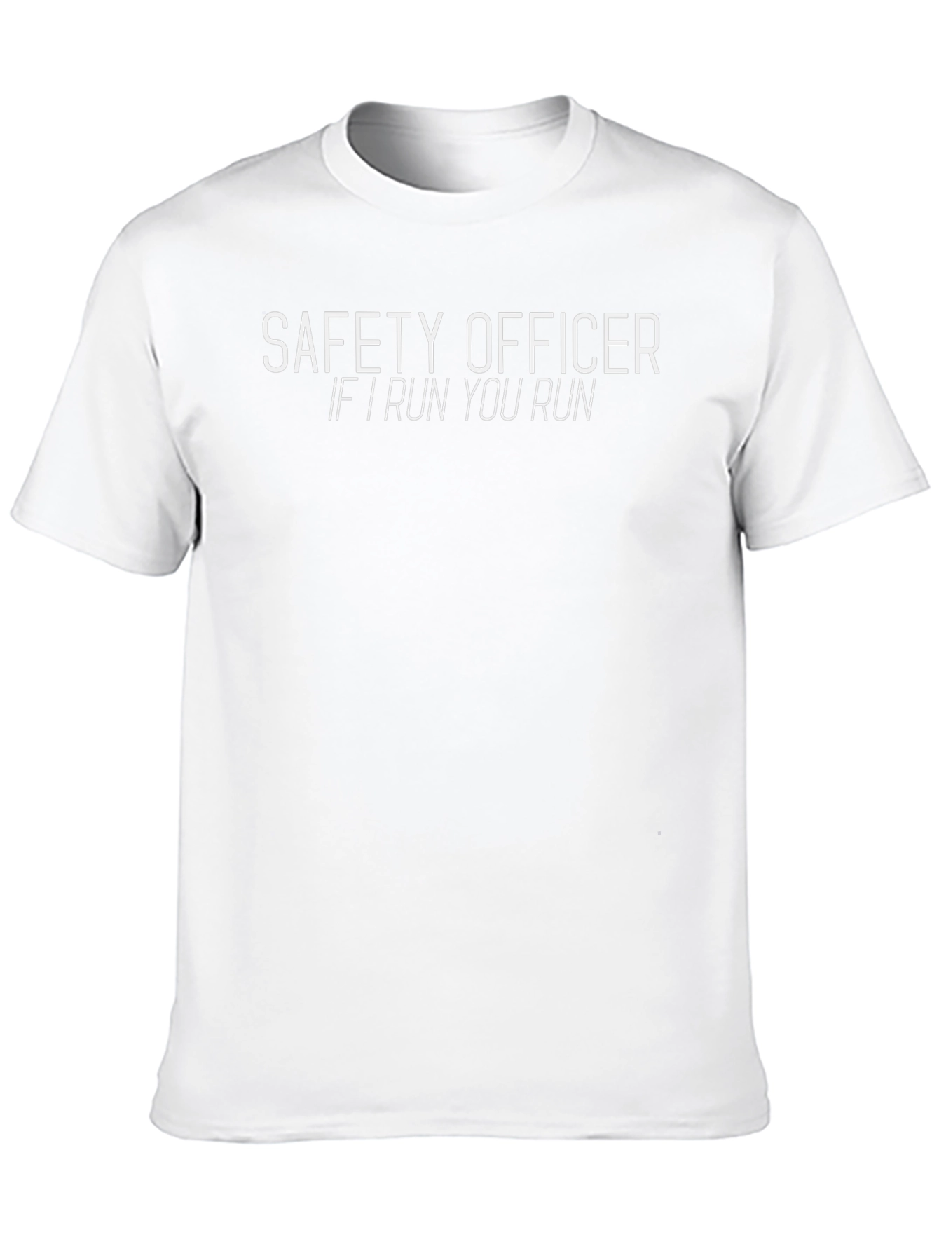 Safety Officer Funny Graphic T-Shirt
