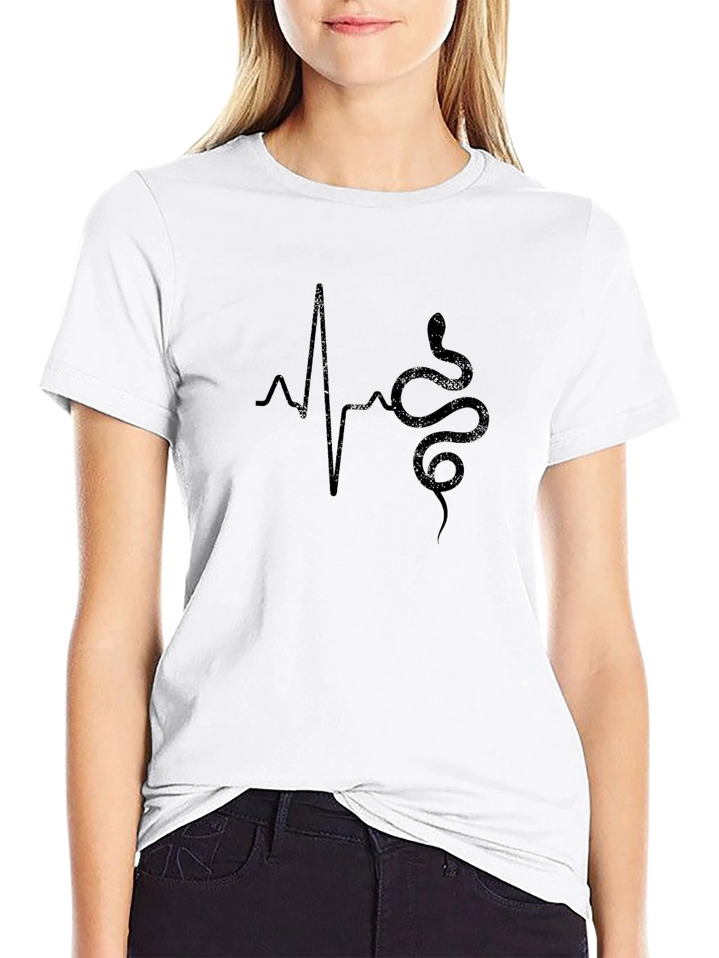 Snake Heartbeat Graphic Tee