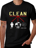 Clean Body Planet Conscience Graphic T-Shirt