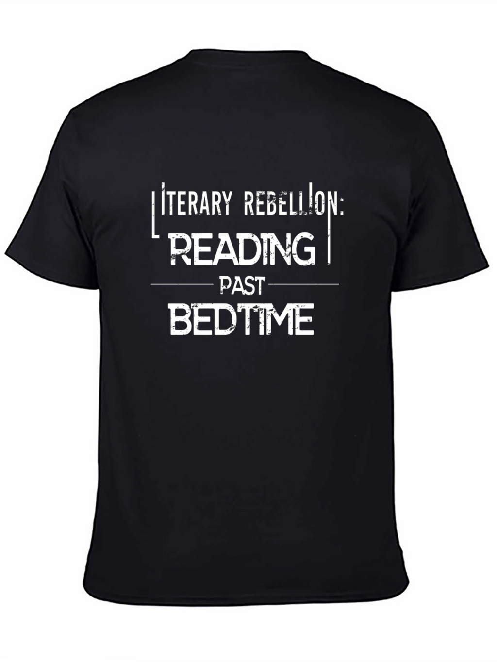 Literary Rebellion T-Shirt - Reading Past Bedtime