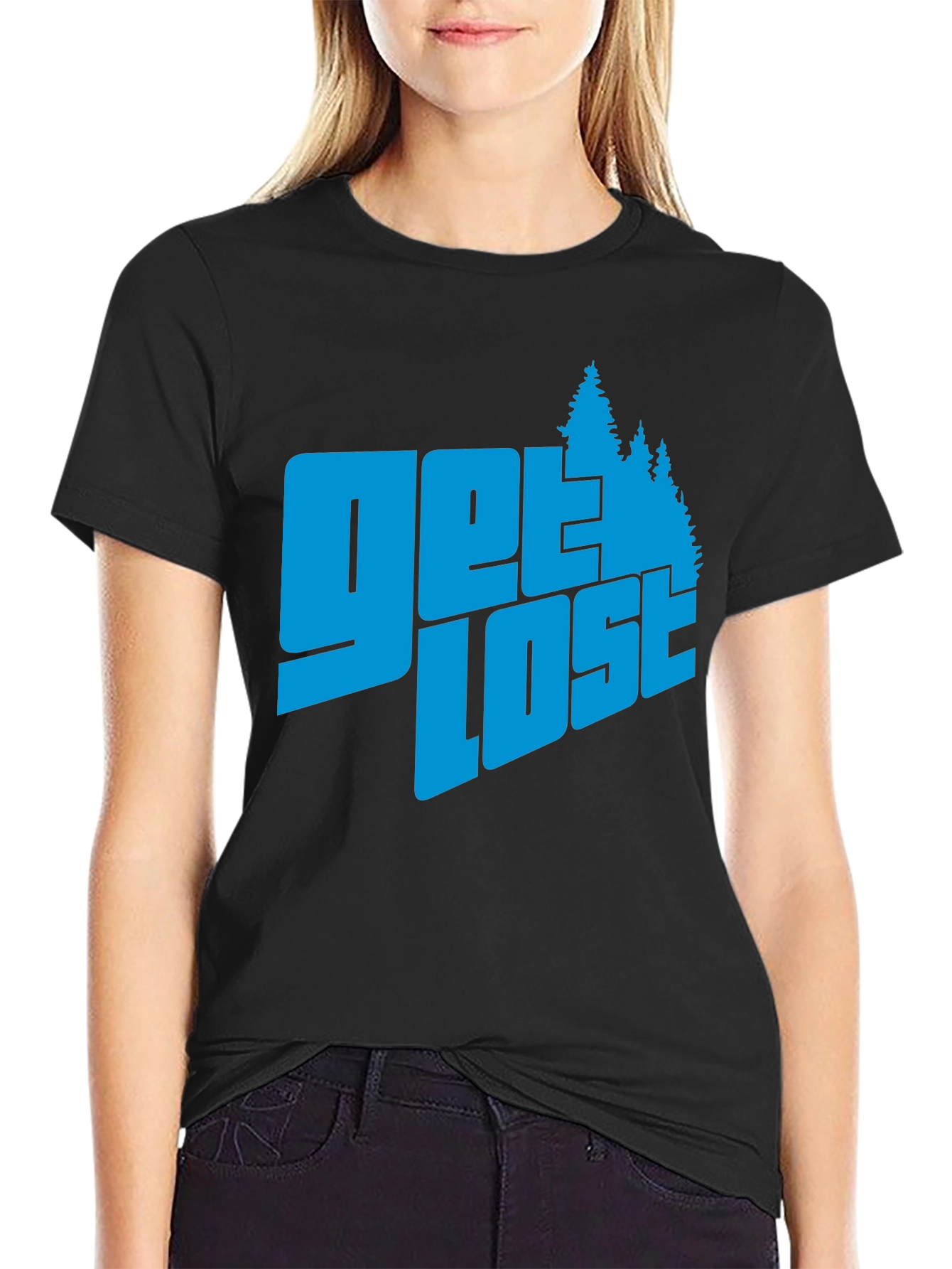 Get Lost Adventure T-Shirt - Tree Design